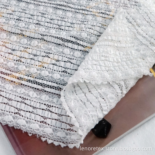 Dzianiny Nylon Stretch Spandex Haft GiPure Koronki Tkaniny
